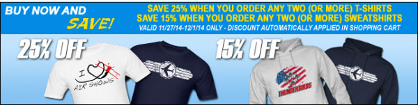 AirshowStuff Store Thanksgiving Sale