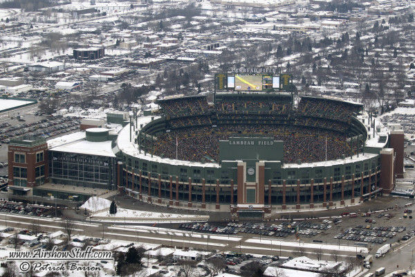 Lambeau Field during the Packers/Cowboys Playoff game